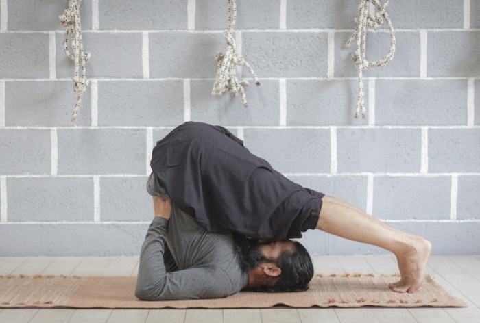 Halasana for brain