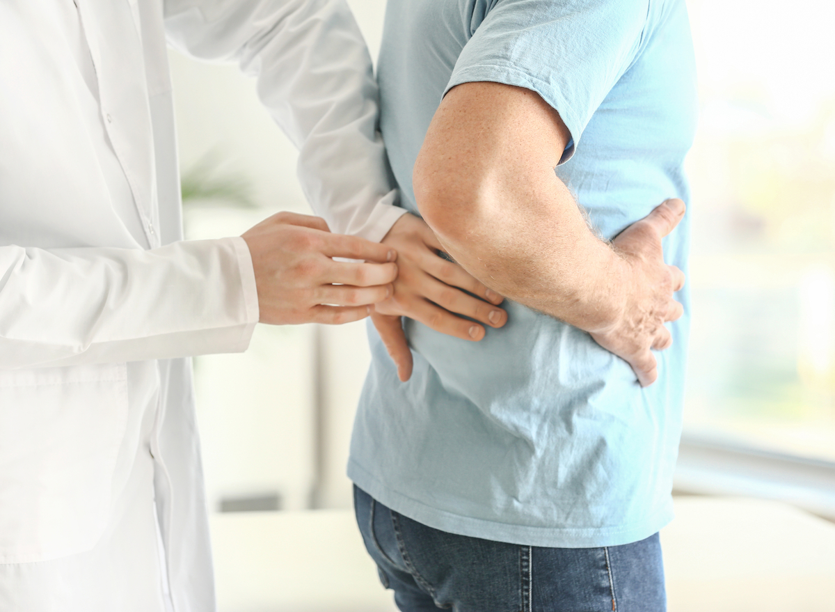 urologist examining patient