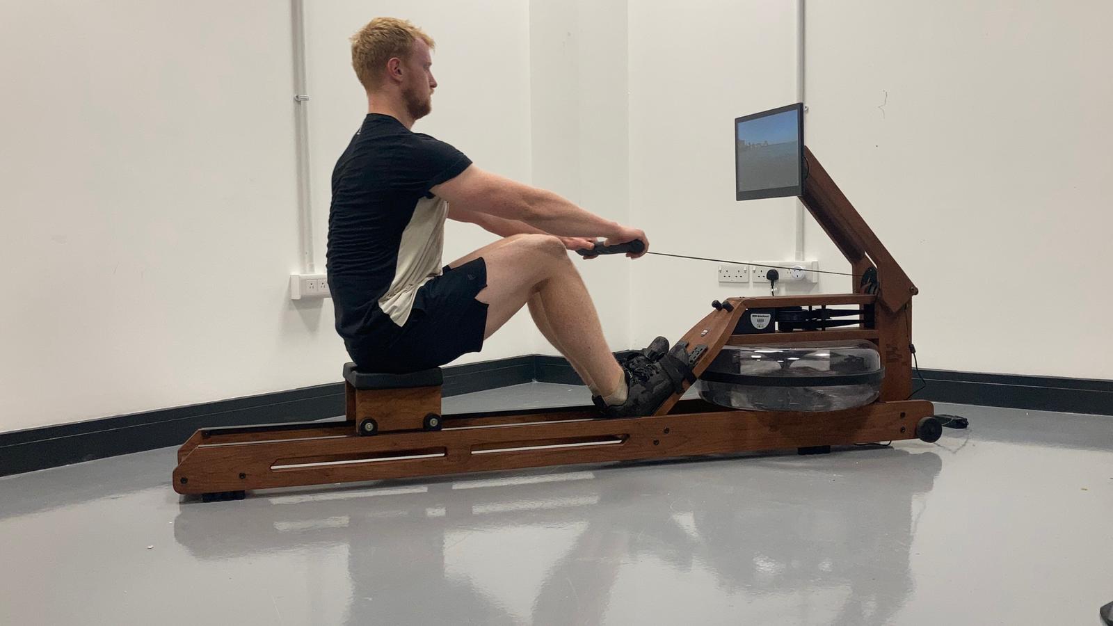 Ergatta Rower is being tested by the Live Science writer