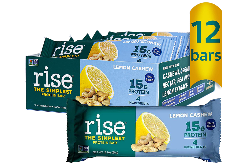 Rise Pea Lemon Cashew Protein Bar  12-Pack