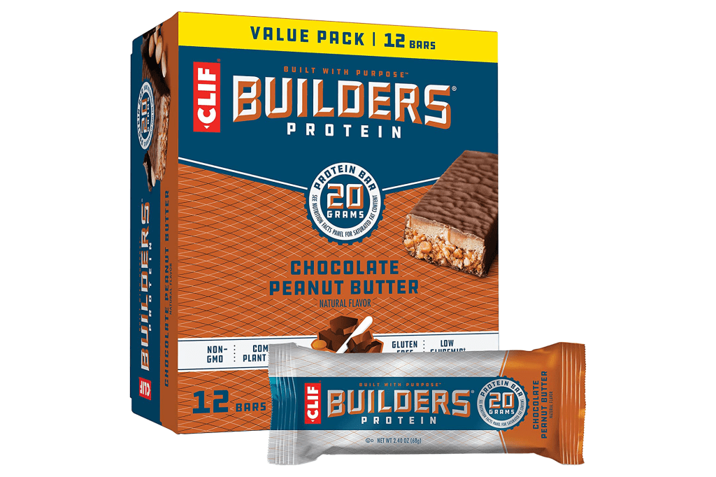 CLIF Builders Chocolate Peanut Butter Protein Bars 12-Pack