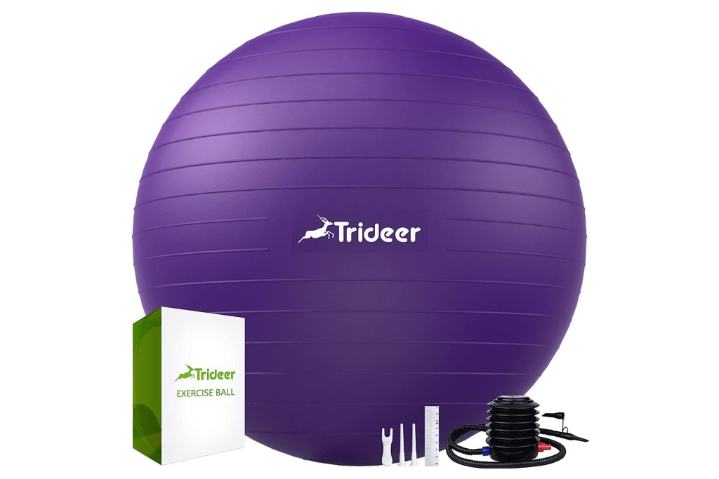 Swiss Trideer Ball, Purple, for Abs