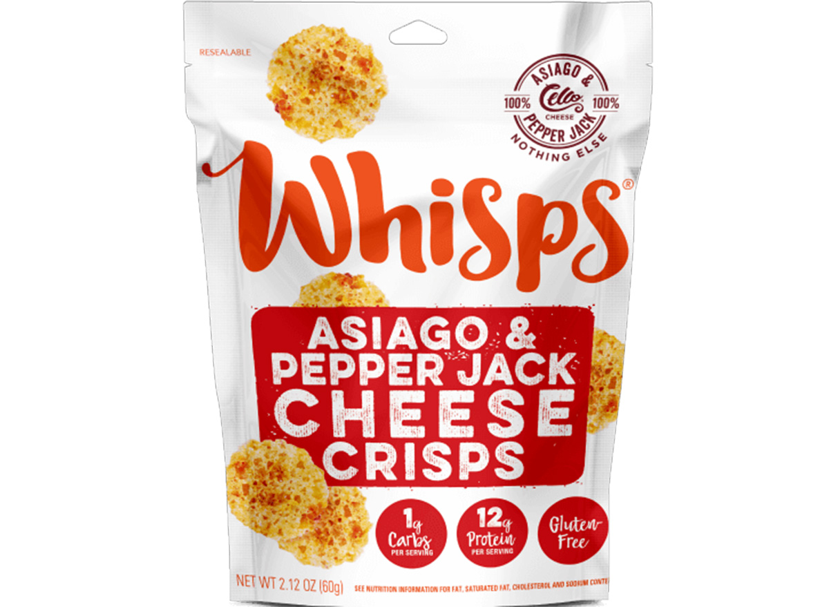 Whisps Asiago Pepper Jack Cheese Potato Chips