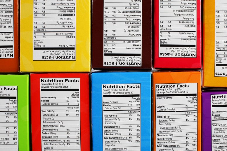 Nutritional Information Food Labels