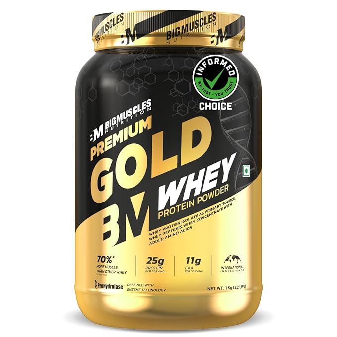 Bigmuscles Nutrition Premium Gold Whey Protein Powder