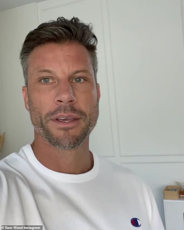 Health battle for fitness guru: Sam Wood (pictured) has revealed his battle against Covid-19 by launching his new health and fitness podcast