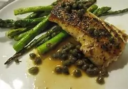 Garlicky lemon mahi mahi