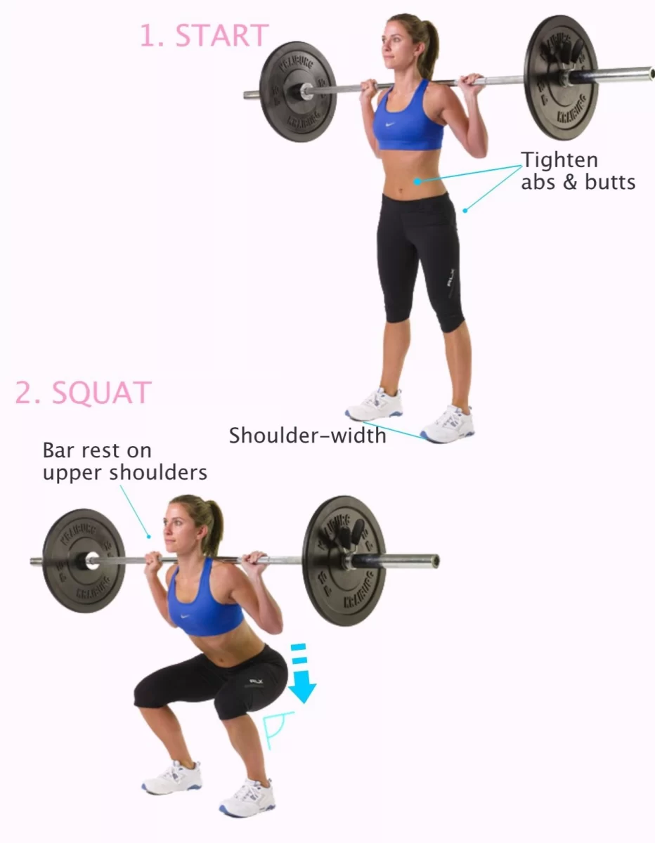 Exercise Barbell Squats