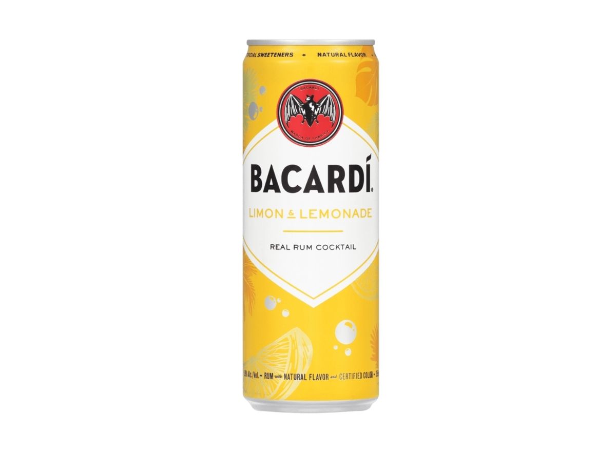 canned bacardi lemon cocktail