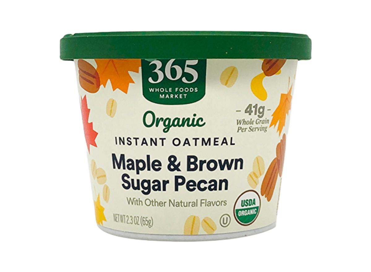 Whole Food Organic Maple Brown Sugar Instant Oatmeal