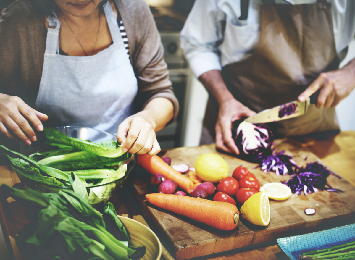 cut vegetables