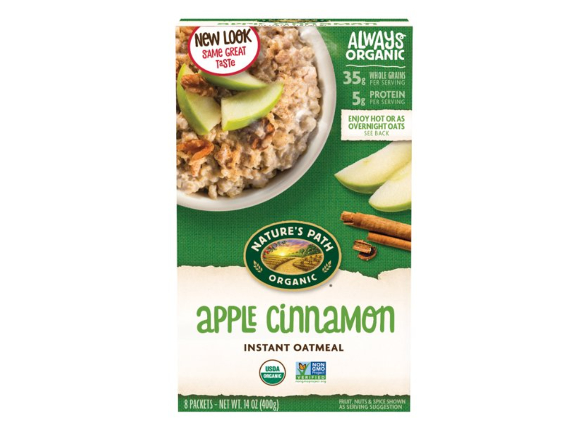 Nature's Path Apple Cinnamon Instant Oatmeal