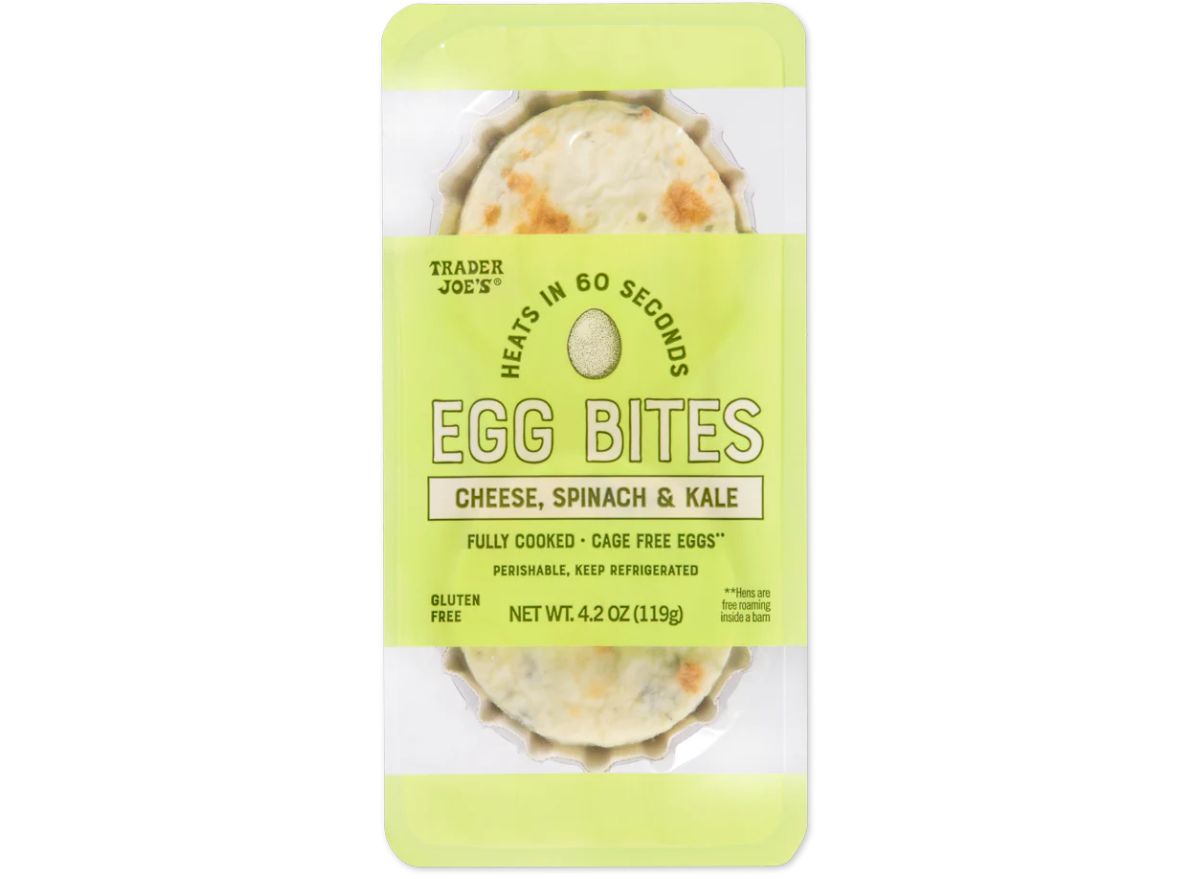 Trader Joe's Spinach and Kale Cheesy Egg Bites