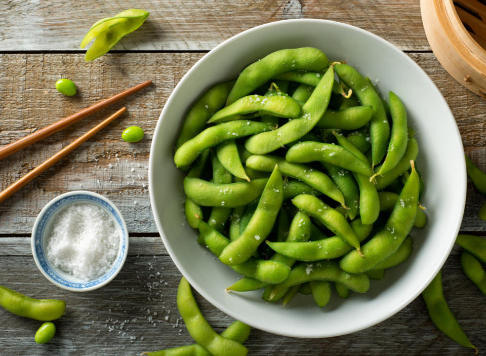 edamame con sal marina