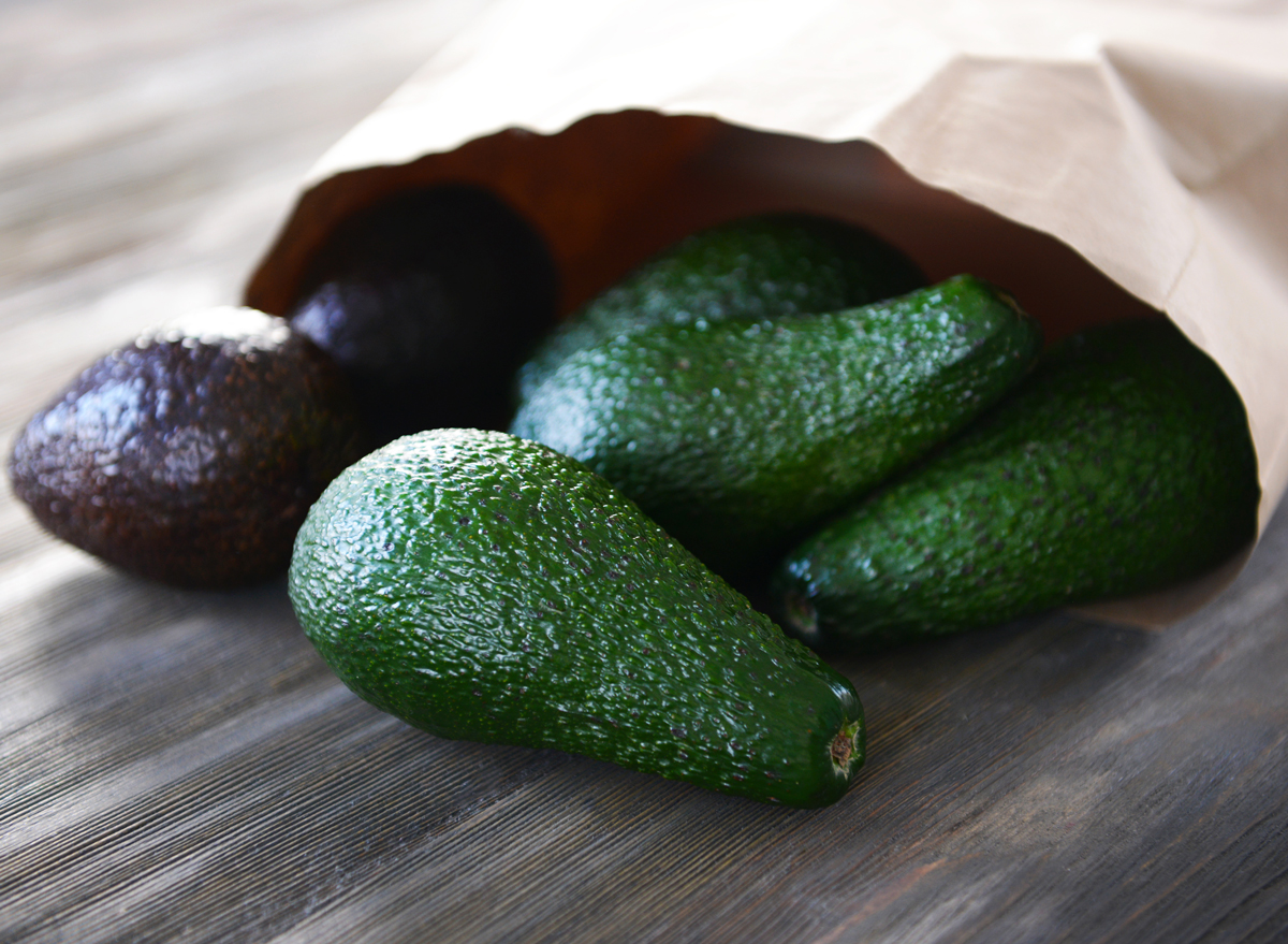 avocado brown paper bag