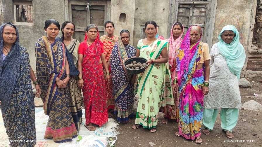 Savita Dakle, a pioneer farmer in the organic farming movement in Maharashtra.