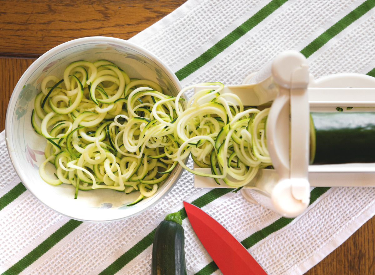 Spiralized Zucchini Noodles