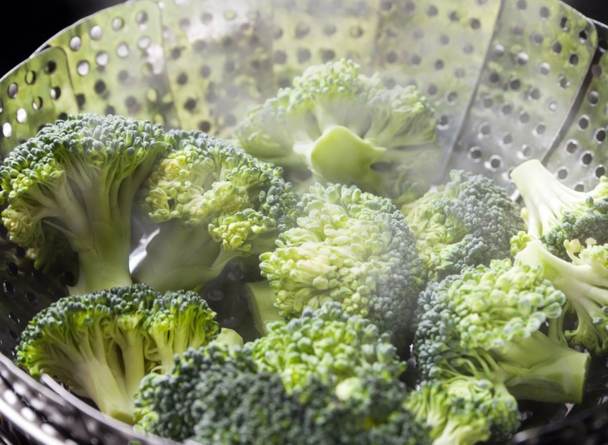 steamed broccoli