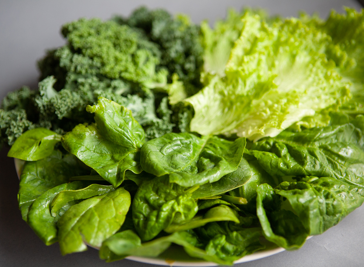 green leafy vegetables