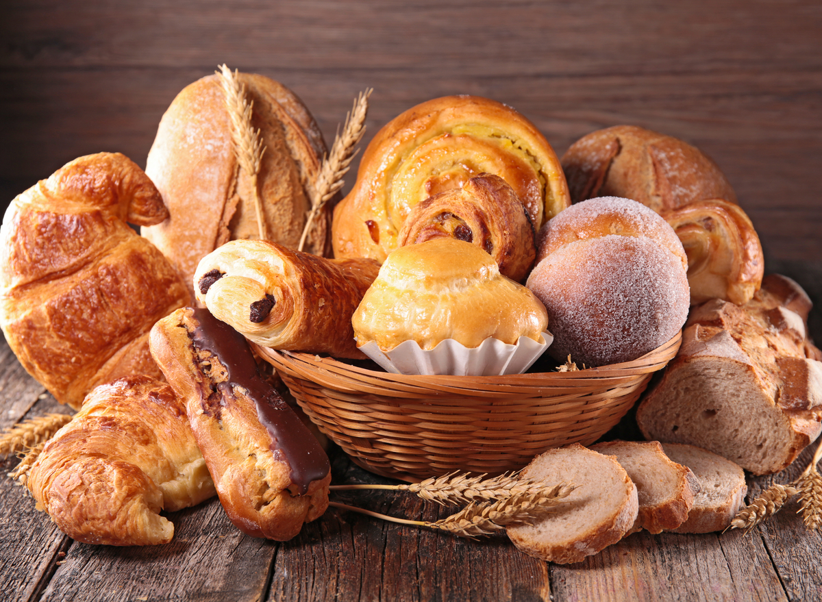 assorted breads and pastries