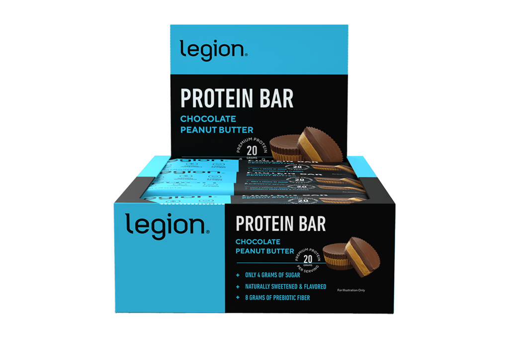 Legion Athletics Chocolate Peanut Butter Protein Bars 12-Pack