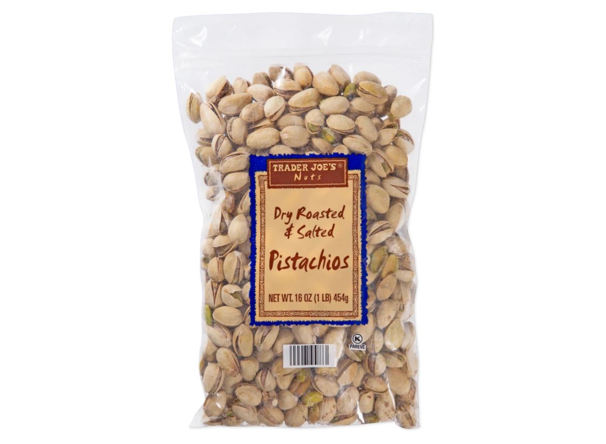 Roasted and salted dried pistachios