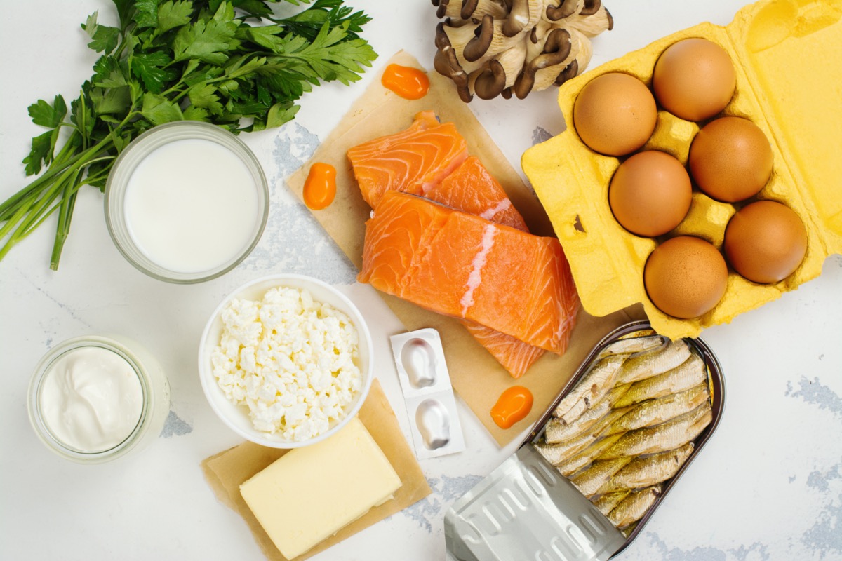 Natural sources of vitamin D and calcium