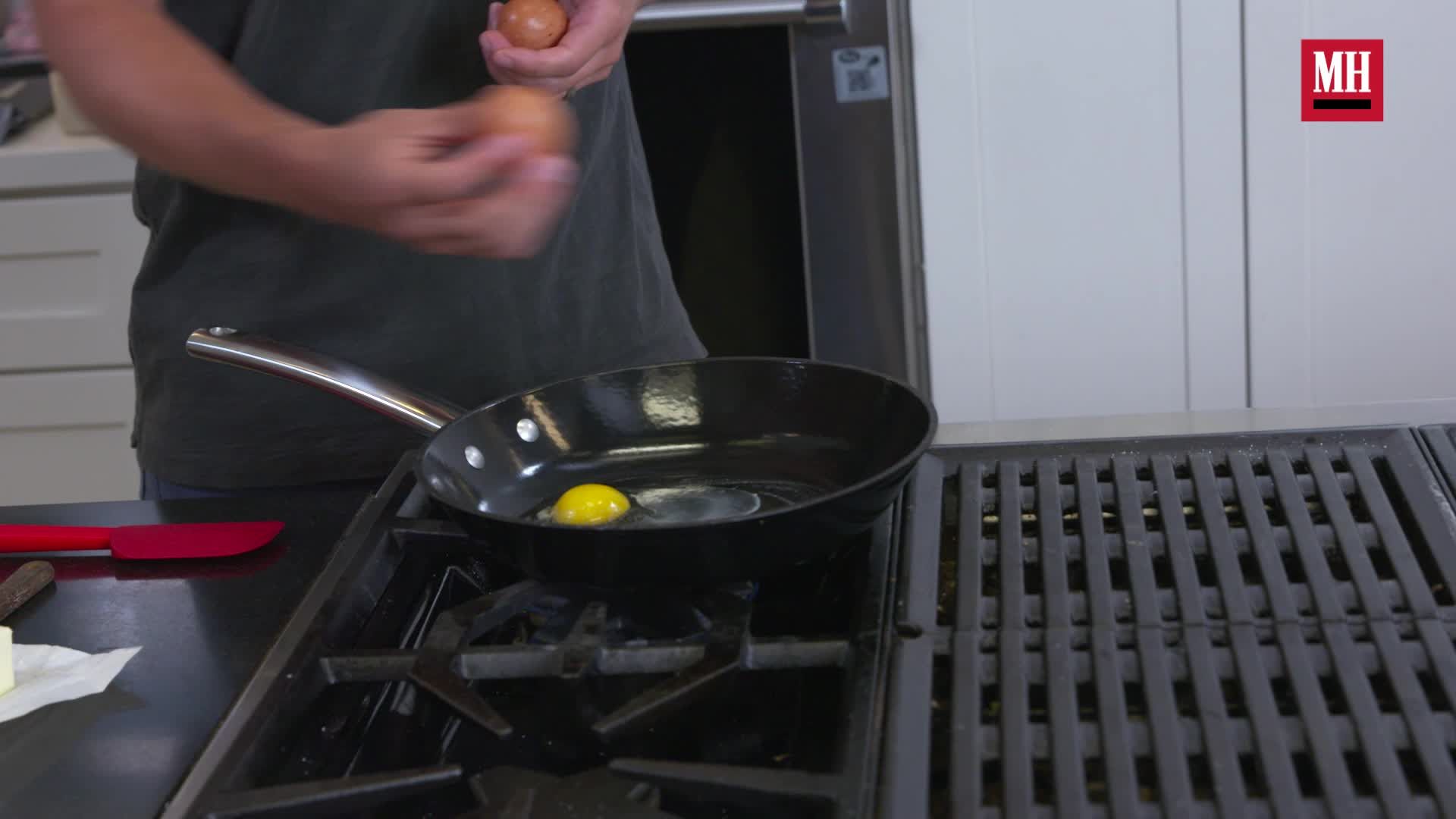 preview of Make the fluffiest scrambled eggs |  men health muscle