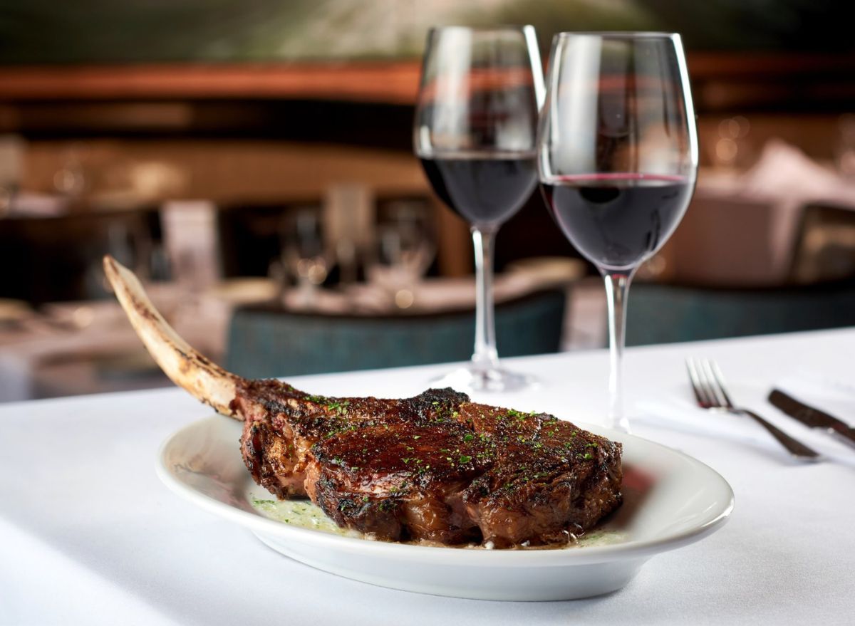 Ruth's chris steak house Tomahawk ribeye