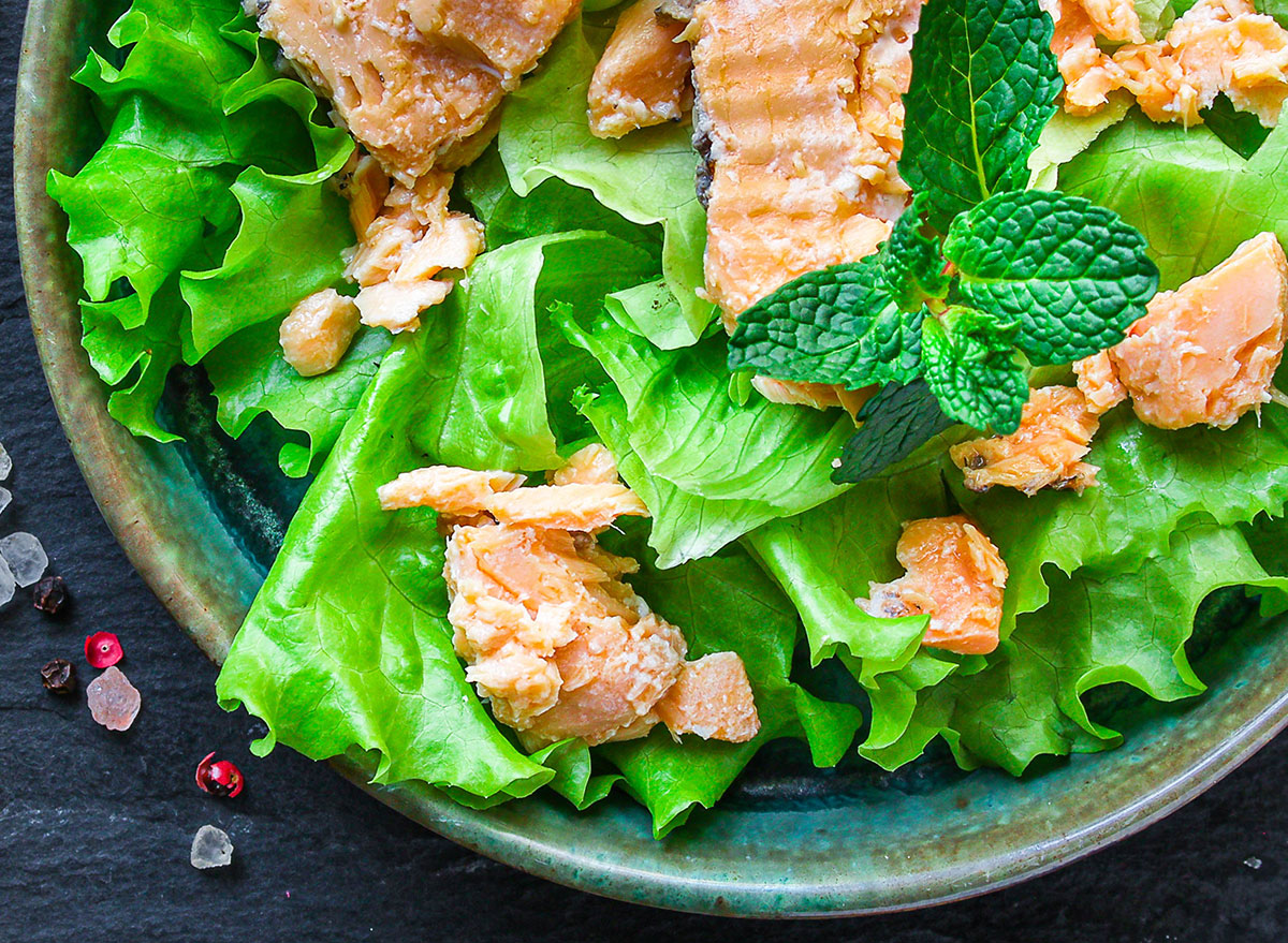 canned salmon salad