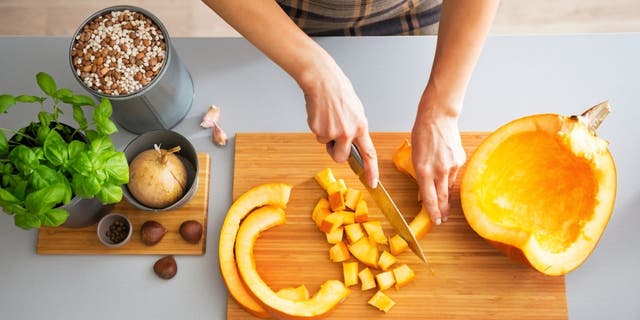 "Pumpkins are very rich in beta-carotene, which is a form of vitamin A."