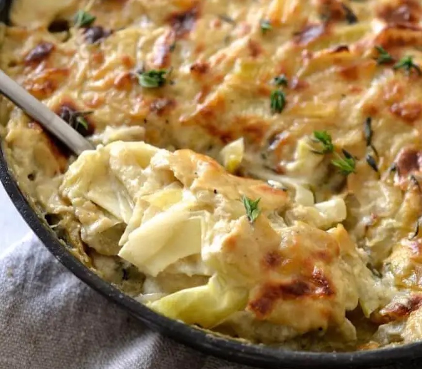 leek au gratin