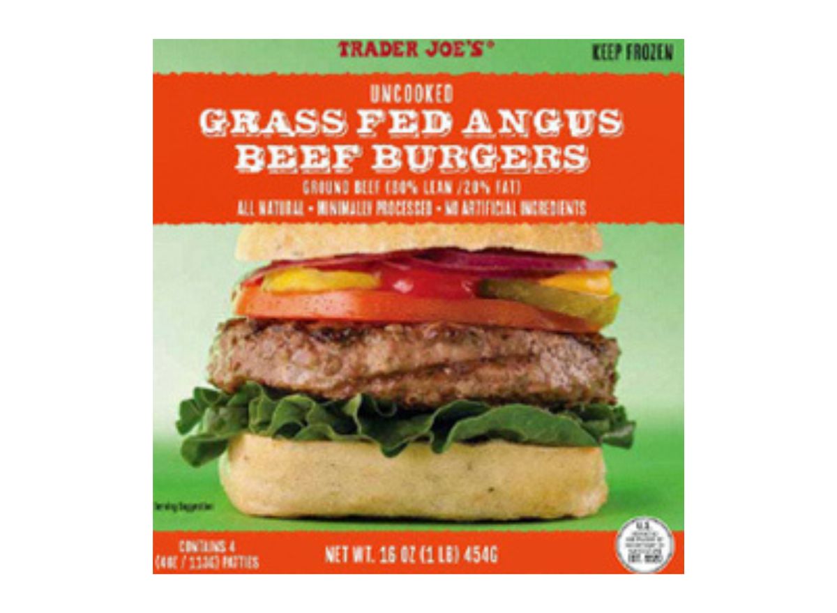 Trader Joe's Grass-Fed Angus Burger