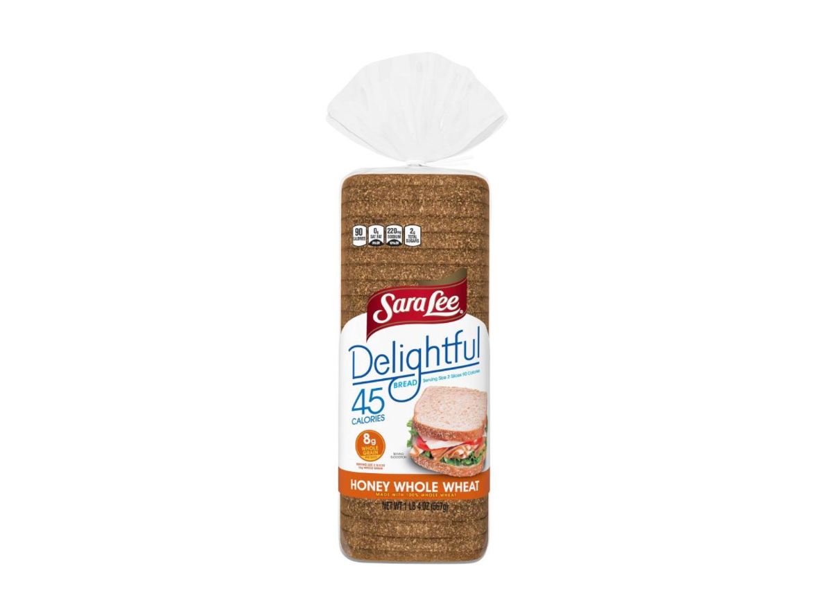 sara lee delicious honey whole wheat bread