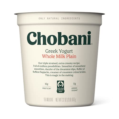 Chobani® Plain Greek Yogurt with Whole Milk 32oz