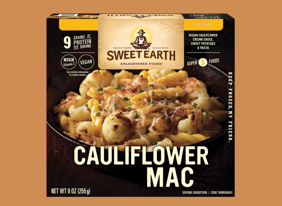 Sweet cauliflower macaroni from the land