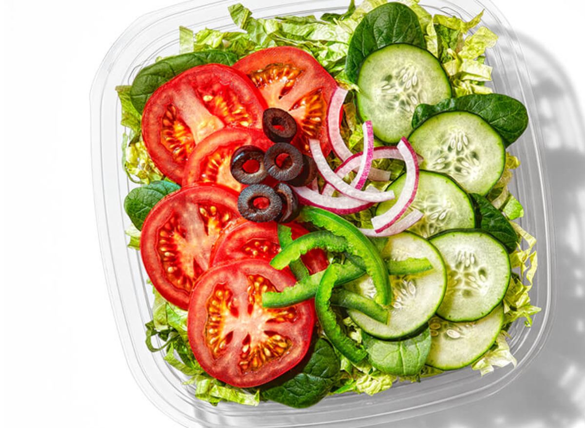 Subway Delight Vegetarian Salad