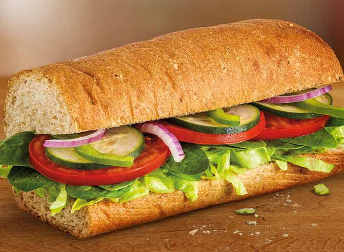 Subway Vegetarian Delight