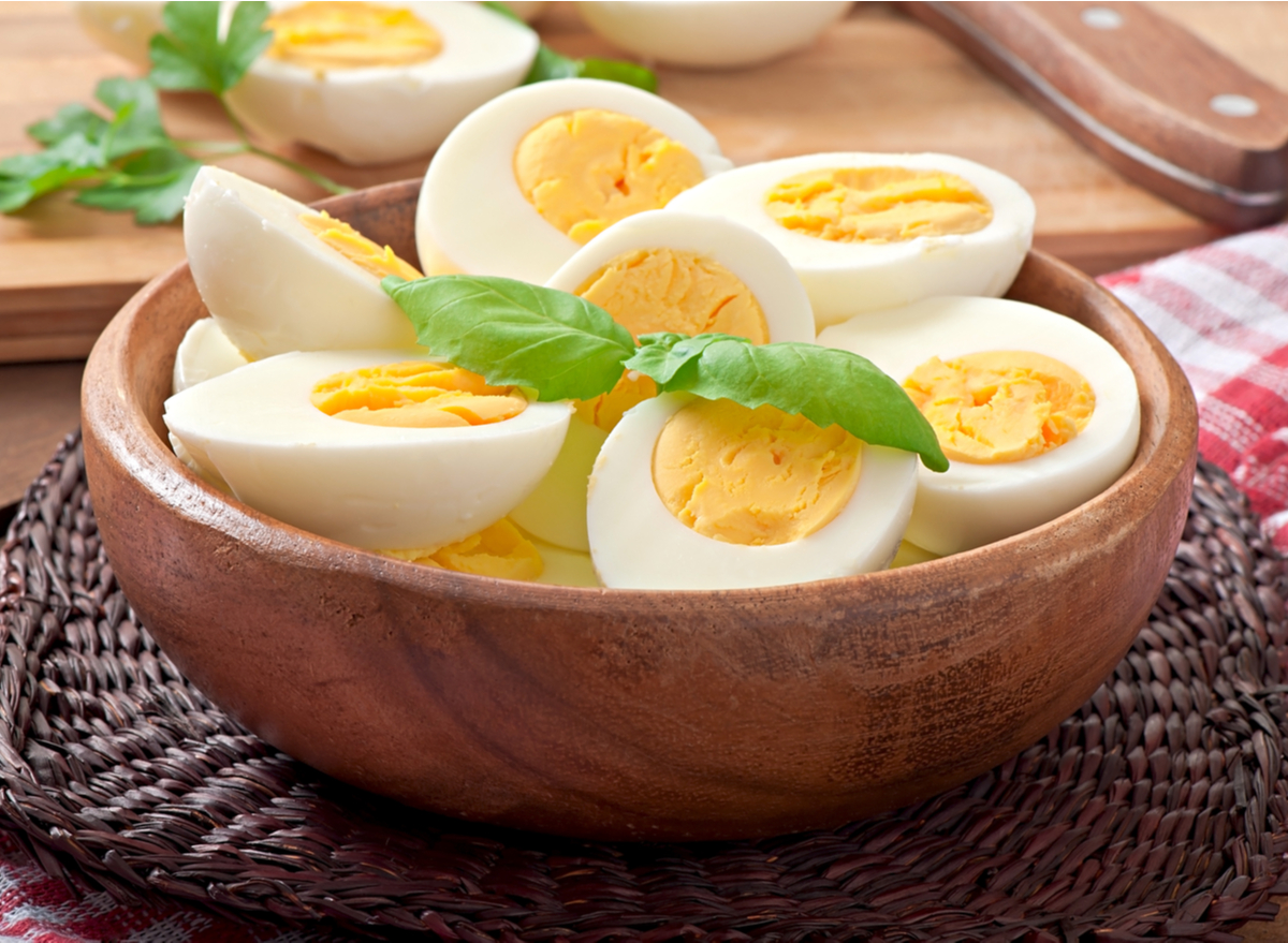 boiled eggs