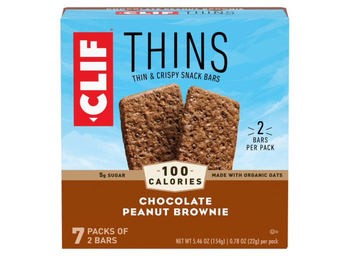 chocolate and peanut brownie clif slimming
